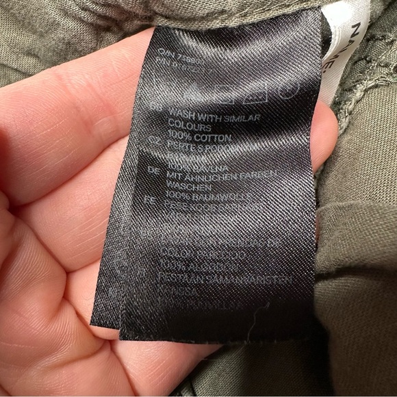 H&M Cargo Shorts Green Size 4 - Picture 9 of 16